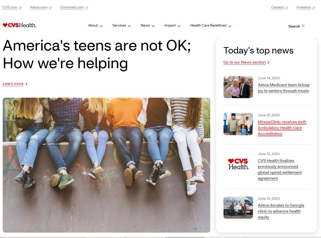 CVSHealth官網