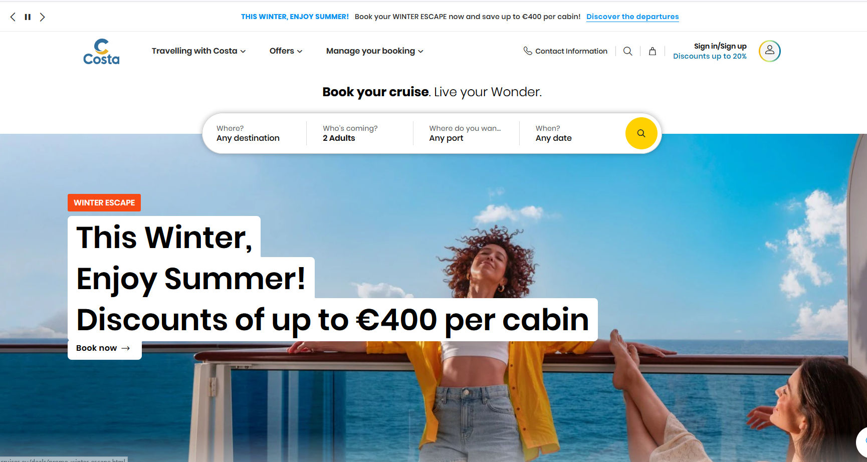 歌詩(shī)達(dá)郵輪官方網(wǎng)站